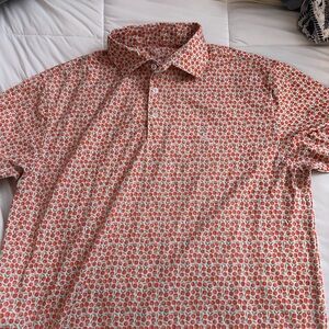 Rhoback Mens Polo Augusta Peaches